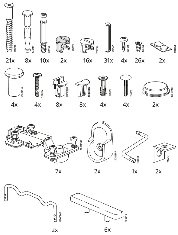 IKEA-VILHATTEN-Wardrobe-with-2-Doors-and-2-Drawers-FIG-5