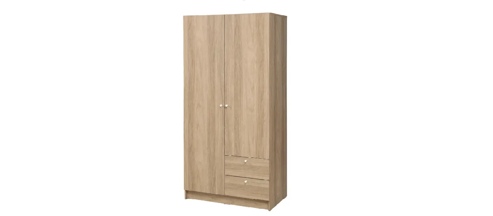 Ikea Vilhatten Wardrobe With 2 Doors And 2 Drawers Instructions