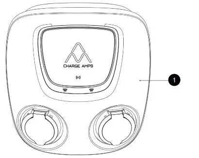 CHARGE AMPS Aura Dual EV Charger - Product overview 2