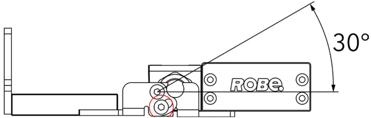 INSTALLATION WITH MOUNTING BRACKETS