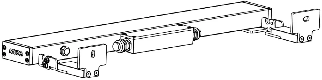 INSTALLATION WITH MOUNTING BRACKETS