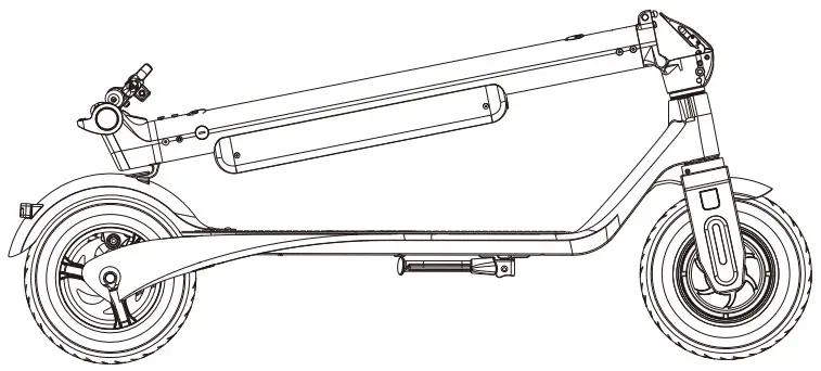 Turboant X7 Max Folding Electric Scooter - mudguard 2