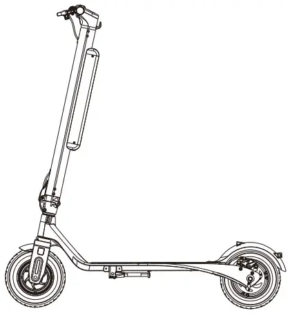Turboant X7 Max Folding Electric Scooter - mudguard 5