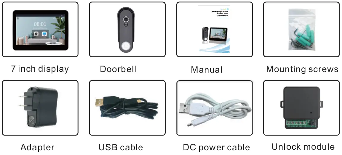 tmezon-TL-AH708-Touch-Screen-HD-Video-Door-Phone-fig1