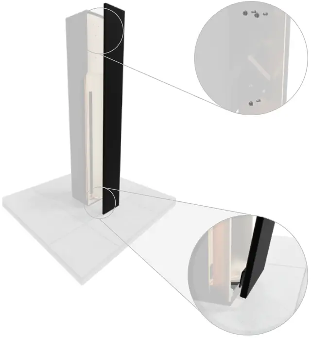 VETON TWO Premium EV Charging Station - Attach front plate