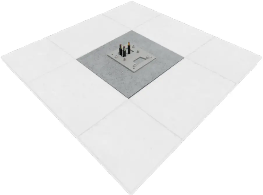 VETON TWO Premium EV Charging Station - ground plate