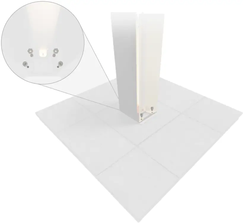 VETON TWO Premium EV Charging Station - nuts and screws