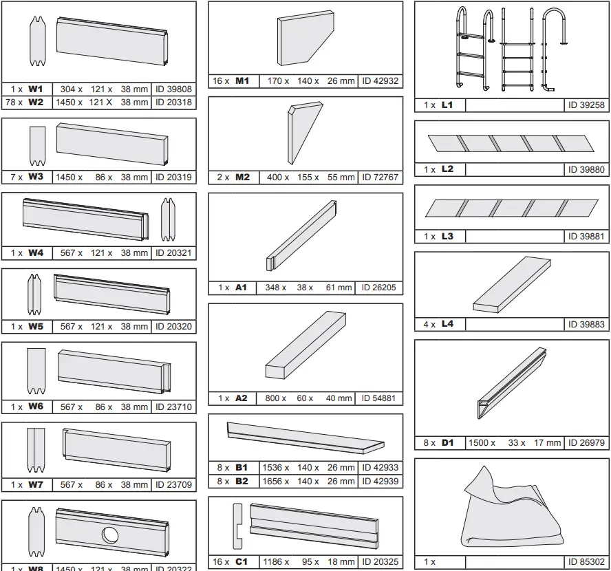 Karibu-33102-Octagonal-Pool-Model-1X -set)-FIG-2
