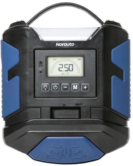 Norauto 2389388-NO7197 Cordless Tire Inflator Portable Air Compressor