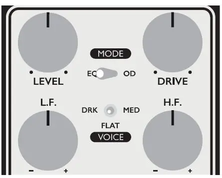ORIGIN EFFECTS DCX Bass Tone Shaper and Drive Pedal-fig-2
