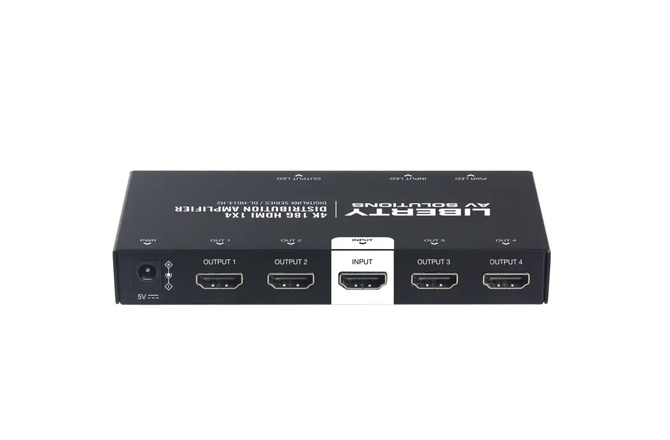 Liberty Av Dl-hd14-h2 1:4 Hdmi Distribution Amp Splitter User Manual Liberty Av Dl-hd14-h2 1:4 Hdmi Distribution Amp Splitter User Manual