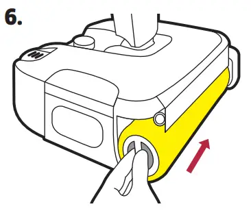 KARCHER FC 2 4 Hand Floor Cleaner Battery Set - Insert roller