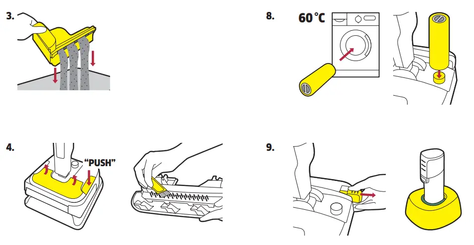 KARCHER FC 2 4 Hand Floor Cleaner Battery Set - STORING1