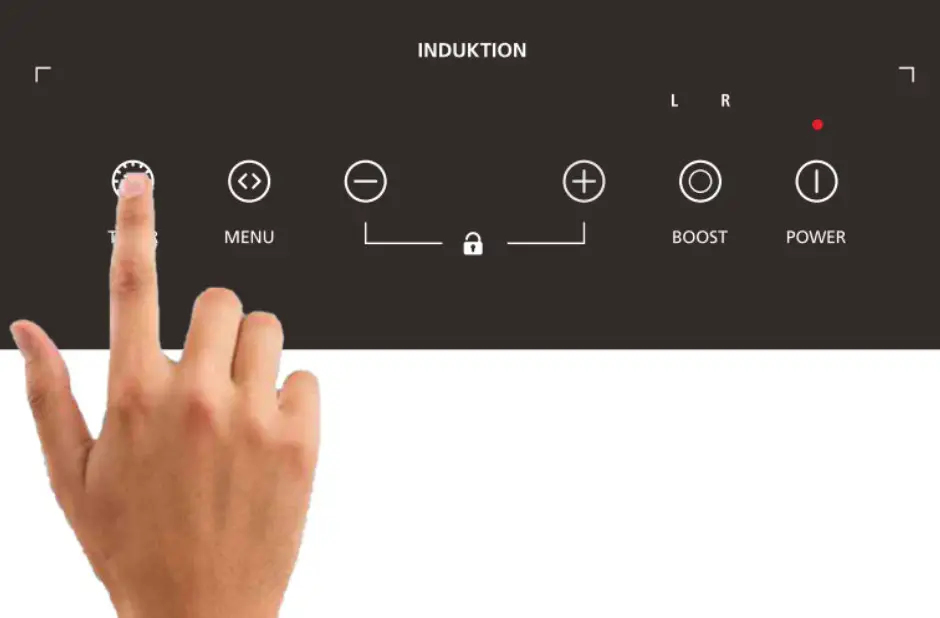 Steba IK3500 Induction - timer button