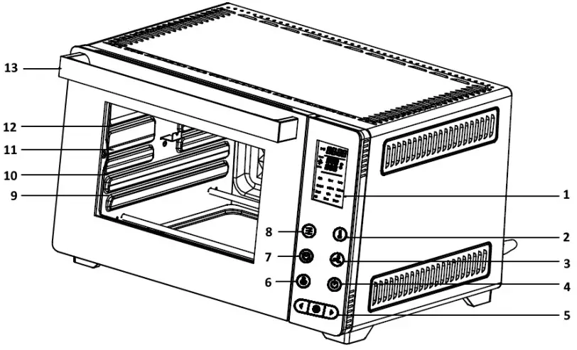 Steba KB E350 Digital Grillback Oven - overview