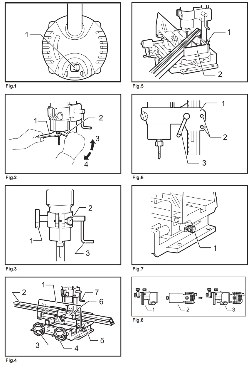 makita 4403 Sash Router - fig1