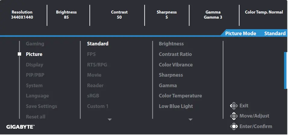 GIGABYTE G34WQC Ultrawide VA HDR Curved Gaming Monitor 31
