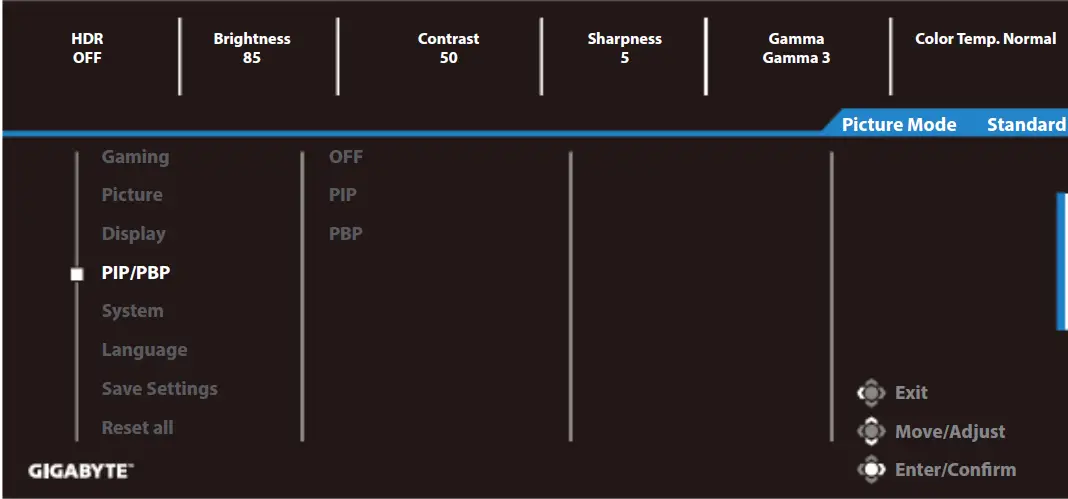 GIGABYTE G34WQC Ultrawide VA HDR Curved Gaming Monitor 33