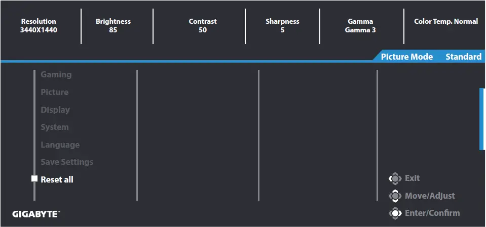 GIGABYTE G34WQC Ultrawide VA HDR Curved Gaming Monitor 38