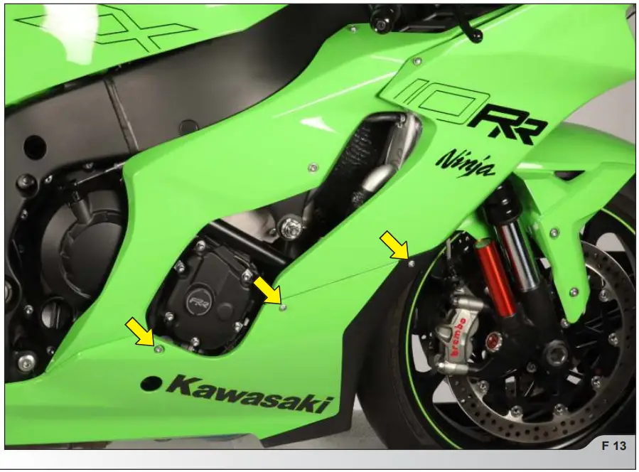 AKRAPOVIC S K10R10 RC Racing Line Full System Exhaust - STOCK EXHAUST SYSTEM 12