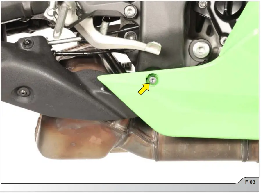 AKRAPOVIC S K10R10 RC Racing Line Full System Exhaust - STOCK EXHAUST SYSTEM 2