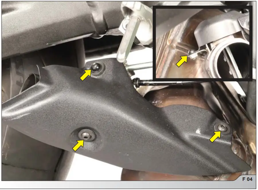 AKRAPOVIC S K10R10 RC Racing Line Full System Exhaust - STOCK EXHAUST SYSTEM 3