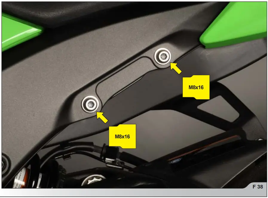 AKRAPOVIC S K10R10 RC Racing Line Full System Exhaust - STOCK EXHAUST SYSTEM 37