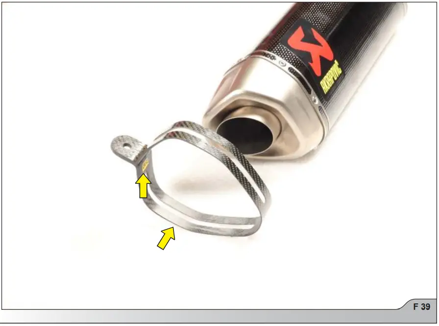 AKRAPOVIC S K10R10 RC Racing Line Full System Exhaust - STOCK EXHAUST SYSTEM 38