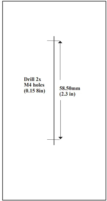 Honeywell MIDAS-A-001 MDA Scientific Midas Gas Detector - Drill Template