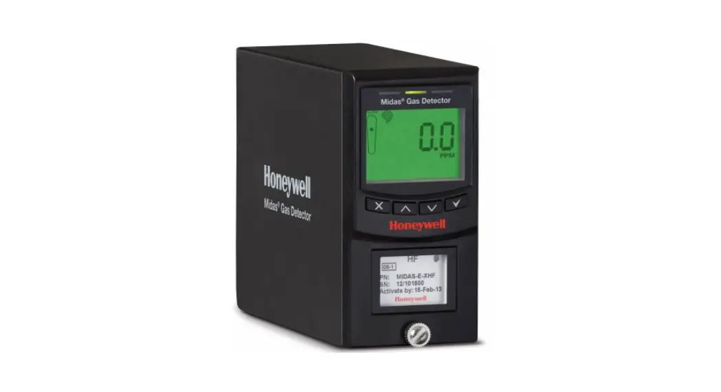 Honeywell Midas-a-001 Mda Scientific Midas Gas Detector User Guide Honeywell Midas-a-001 Mda Scientific Midas Gas Detector User Guide