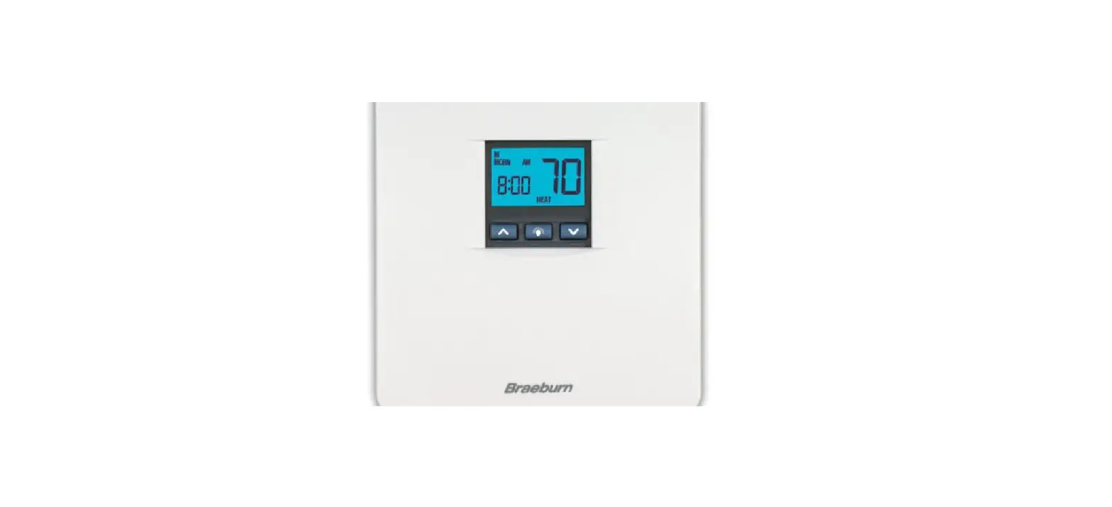 Braeburn 5000 Programmable Thermostats Installation Guide