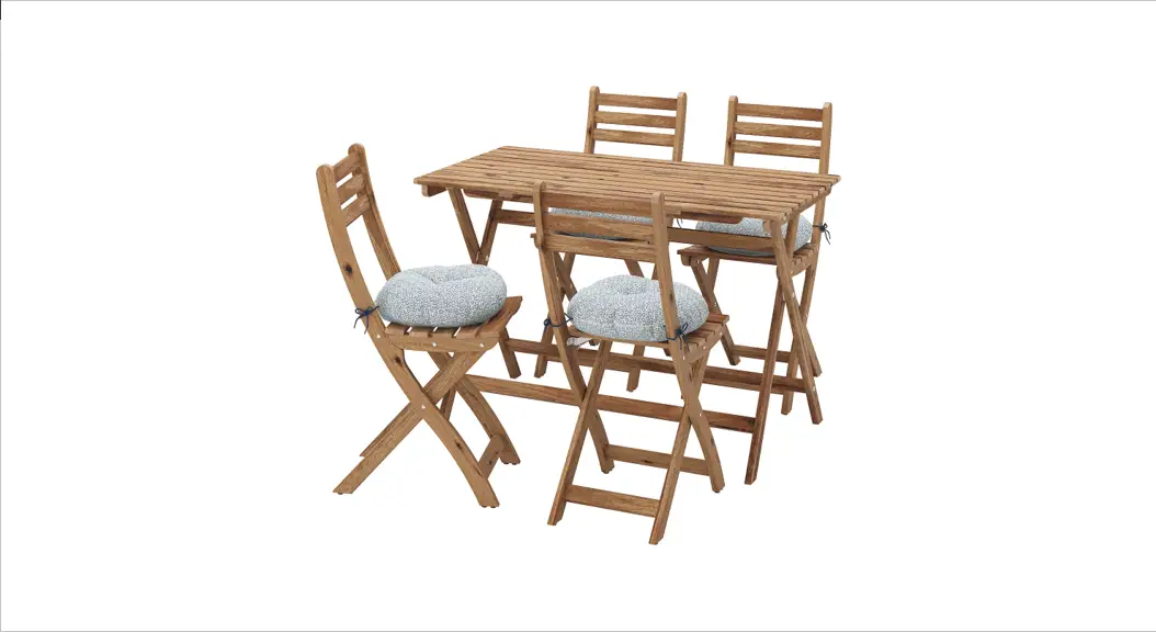 Ikea Askholmen Table And 4 Folding Chairs Instruction Manual