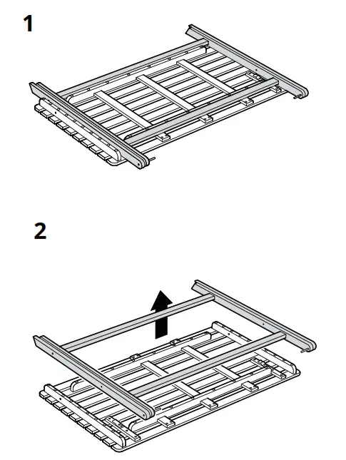 IKEA ASKHOLMEN Table and 4 Folding Chairs - Fig 2