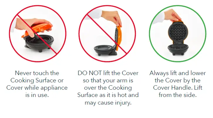 DASH DMWP001 Mini Waffle Maker-fig-2
