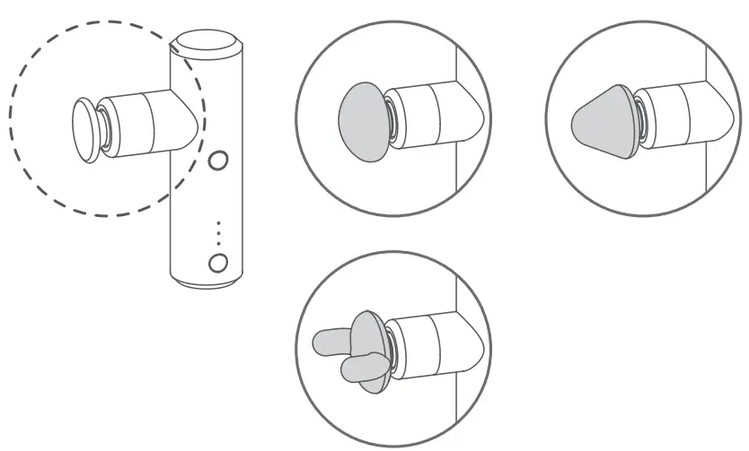 breo Massagun S1 mini Pocket Powerful Portable Massage - Flat head