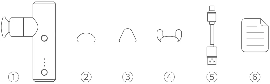 breo Massagun S1 mini Pocket Powerful Portable Massage - List