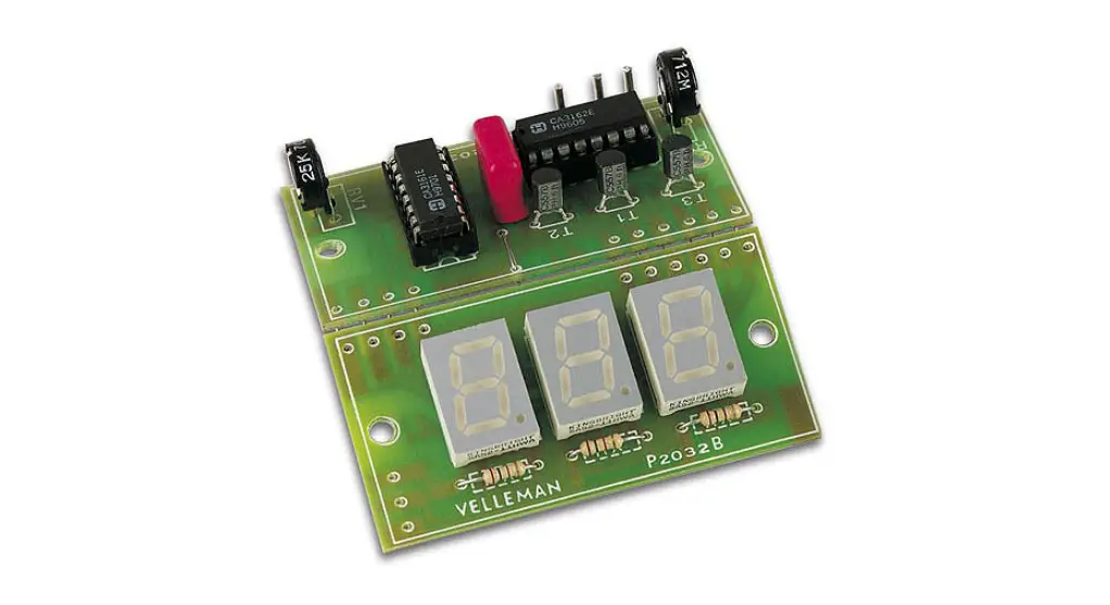 Velleman K2032 3 Digit Panel Meter Kit Instruction Manual