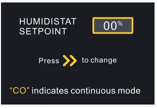 ALORAIR Storm Ultra and Pro Dehumidifer - Set Point