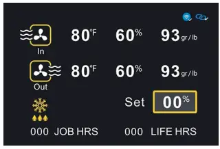 ALORAIR Storm Ultra and Pro Dehumidifer - main InterFace 2