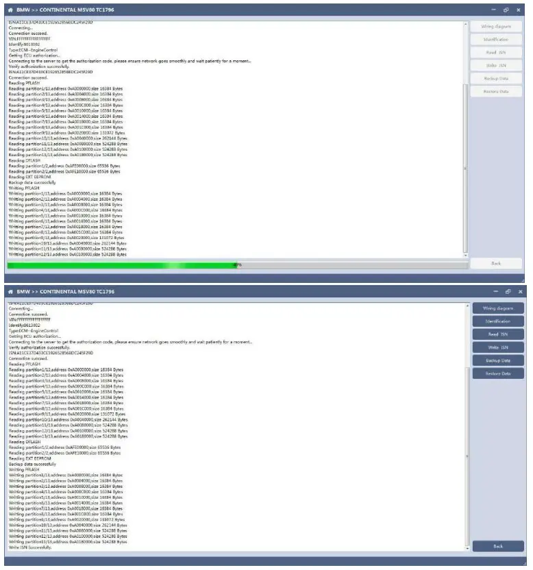 SIEMENS AT200 MSV80 Read Write ISN and Backup Data - software 11