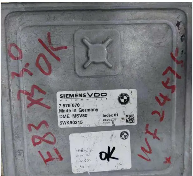 SIEMENS AT200 MSV80 Read Write ISN and Backup Data