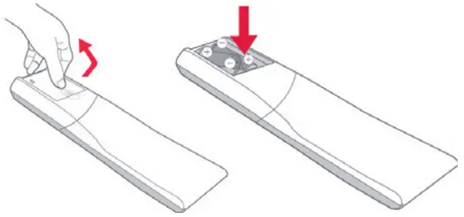 Remote Control: Installing Batteries