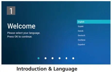 First time installation