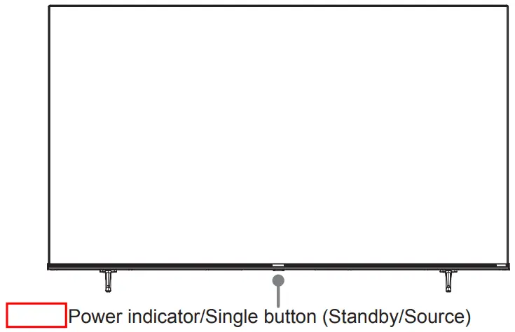 Hisense 43E7HQTUK E7 Series 43 4K QLED Smart TV -Rear