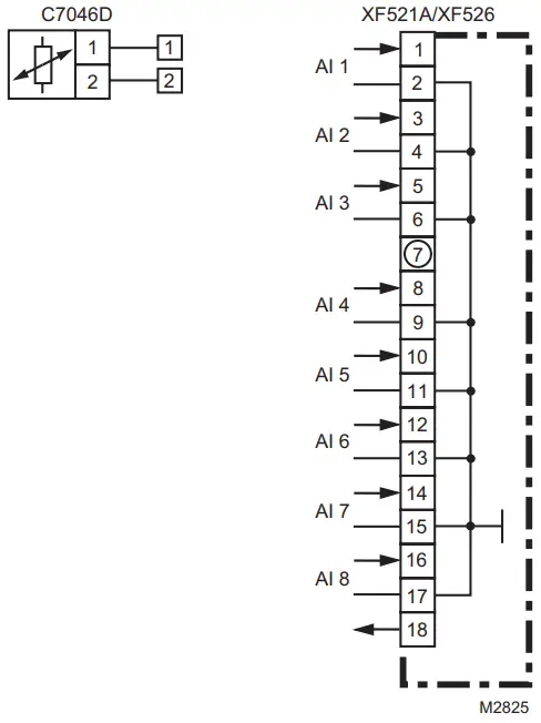 Honeywell C7046A Air Temperature Sensor - Control System