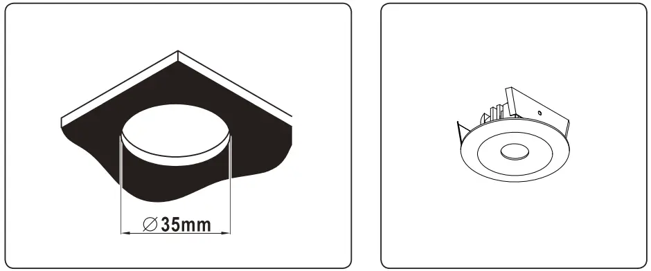 HALCYON R708 Mini Fixed Round Ultra Shallow Light - fig 1