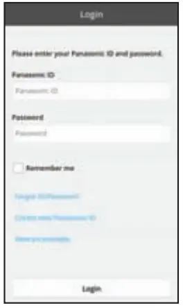 Panasonic CZ-TACG1 Controller - app 1