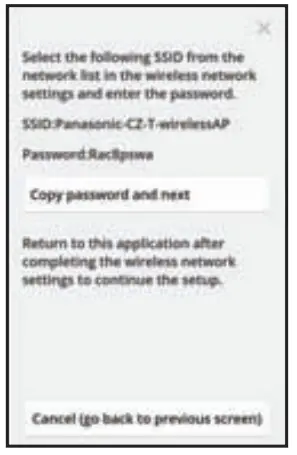 Panasonic CZ-TACG1 Controller - app 10