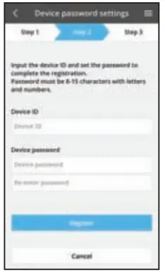 Panasonic CZ-TACG1 Controller - app 14