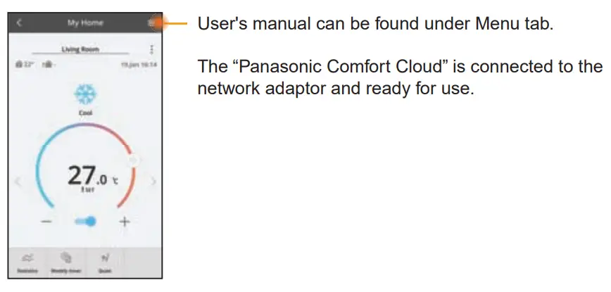 Panasonic CZ-TACG1 Controller - app 16